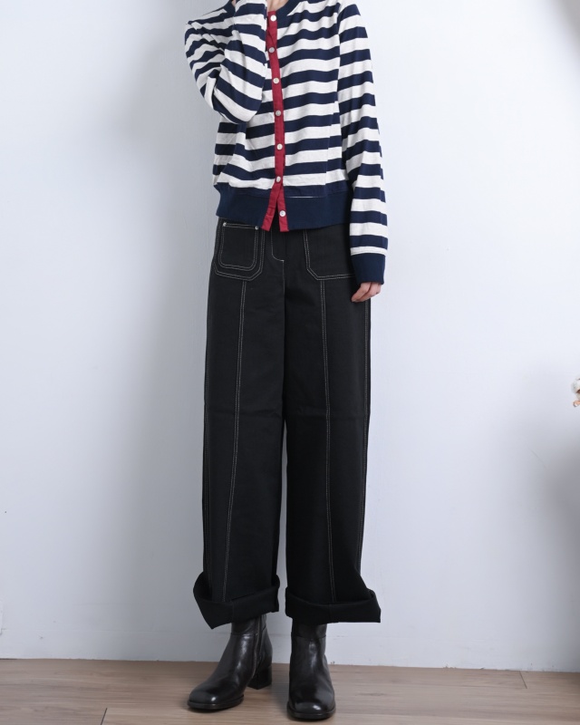 韓 雙口袋休閒褲 2色 size