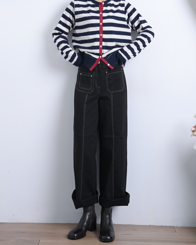 韓 雙口袋休閒褲 2色 size