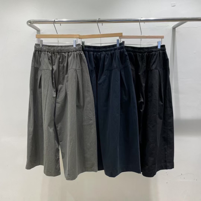 韓 綁帶素色九寬褲 3色 size