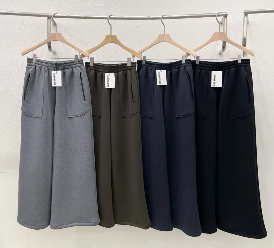韓 大口袋寬褲 4色 size