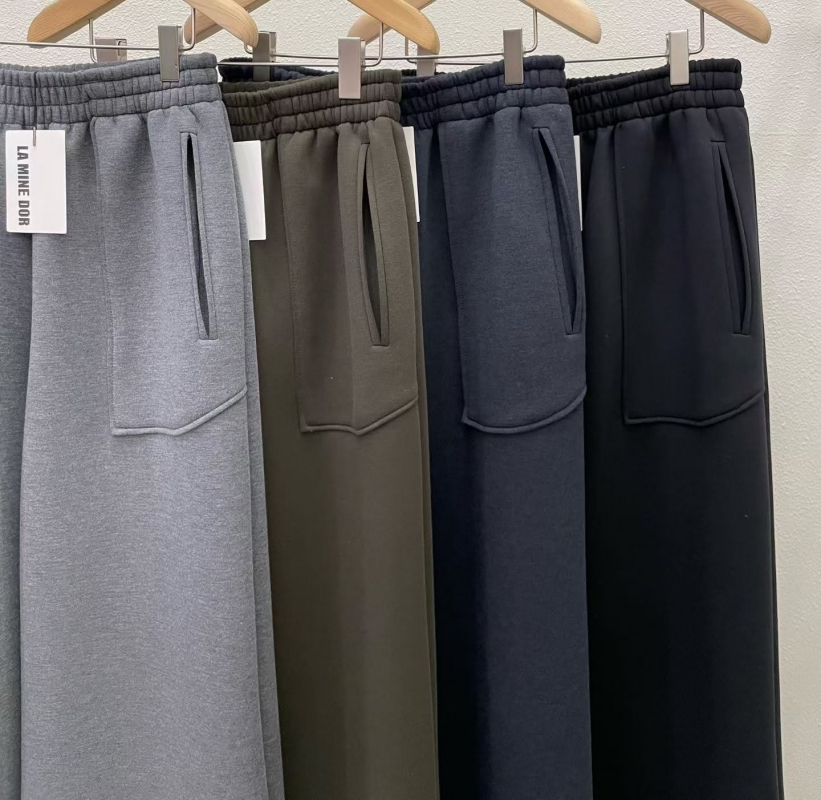 韓 大口袋寬褲 4色 size