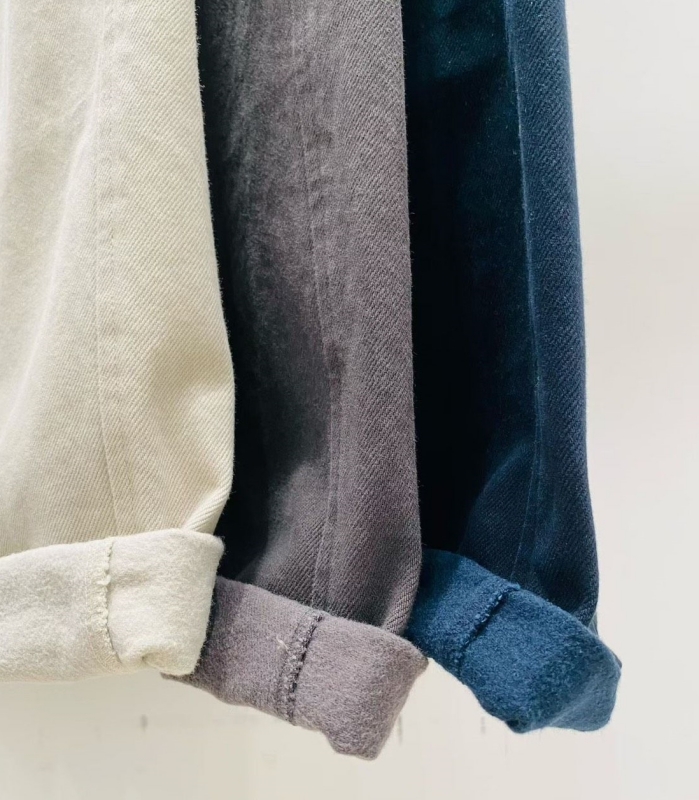 韓 小圓牌素色寬褲 3色 size