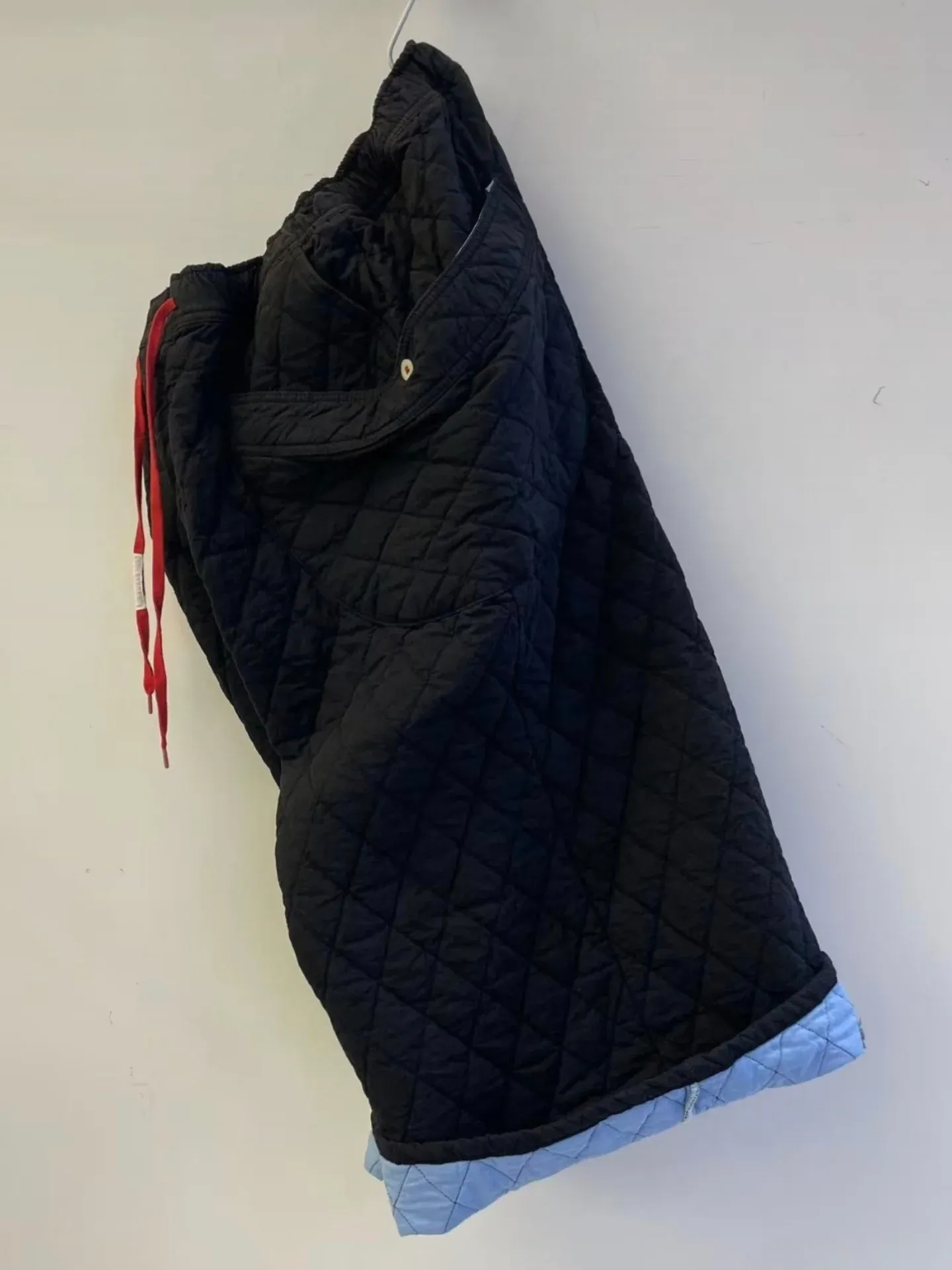 韓 壓紋綁帶寬褲 3色