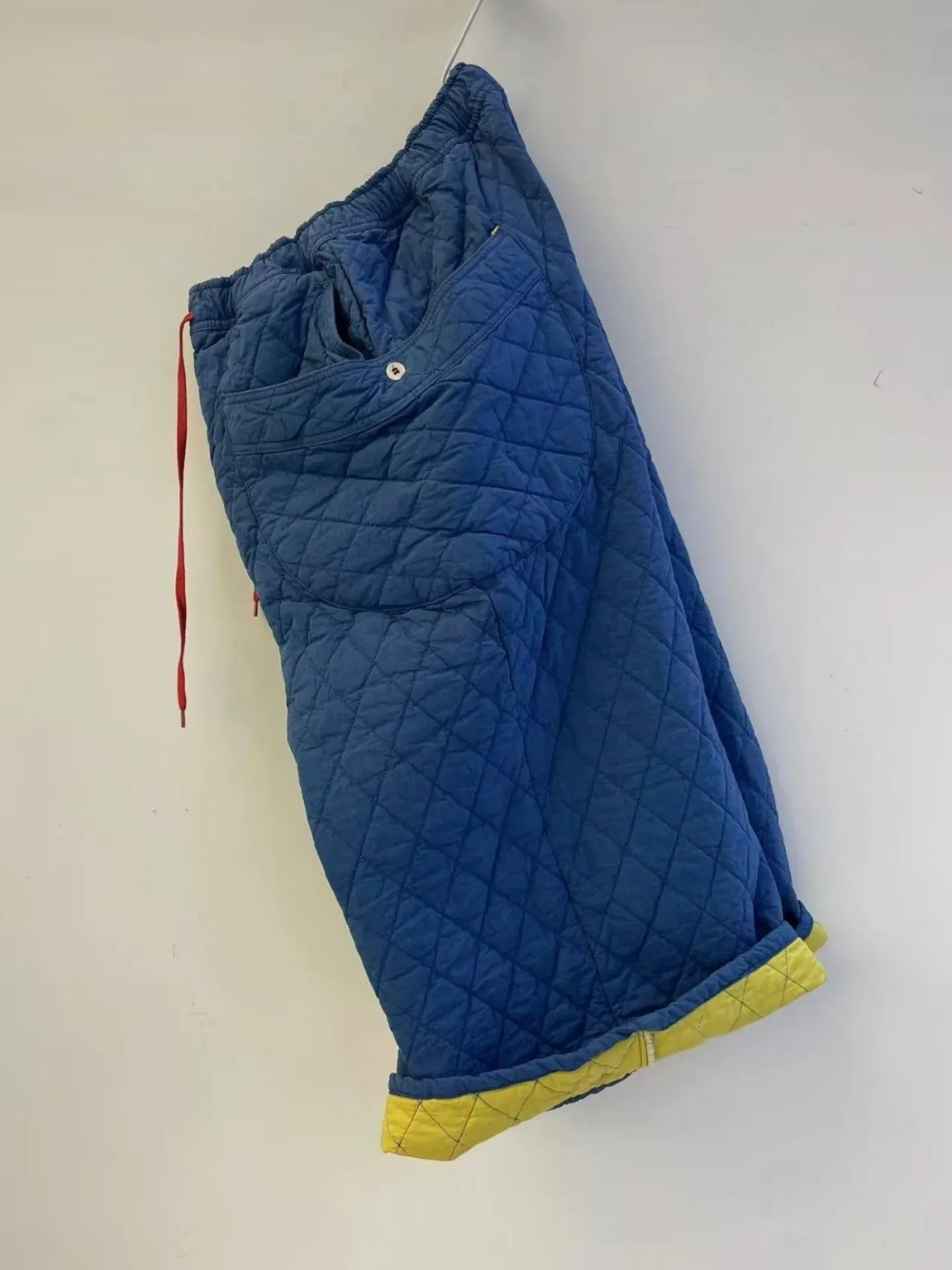 韓 壓紋綁帶寬褲 3色