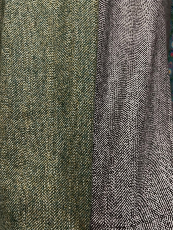 韓 混色綁帶前打折褲 2色 size