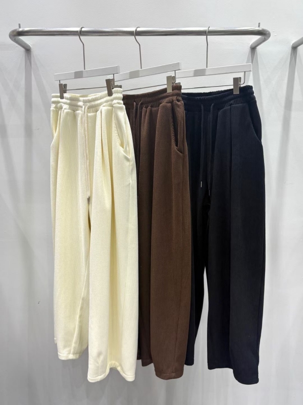 韓 後口袋蝴蝶結休閒褲 3色