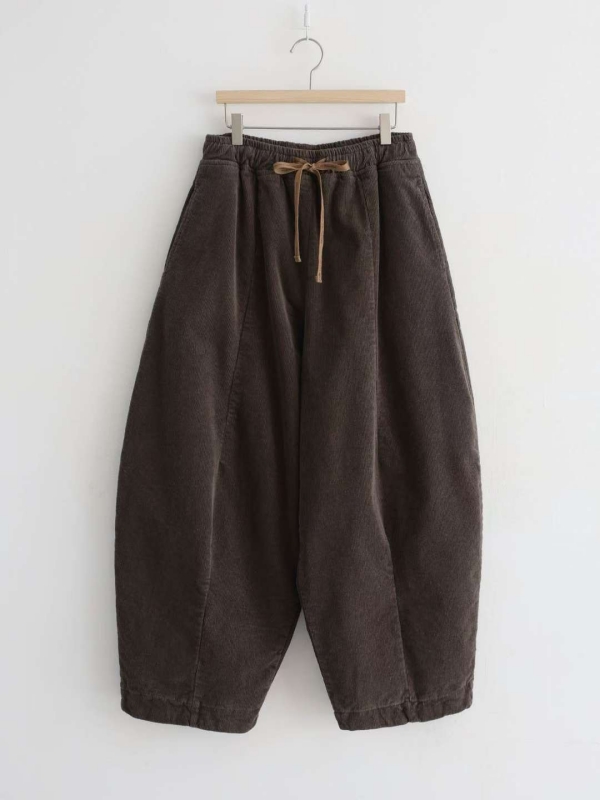 韓 綁帶前車線弧度寬褲 4色