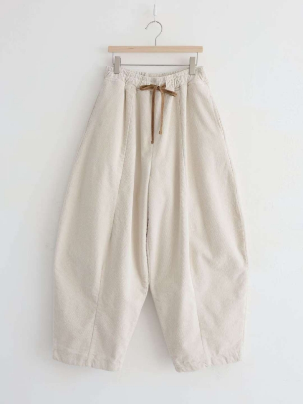 韓 綁帶前車線弧度寬褲 4色