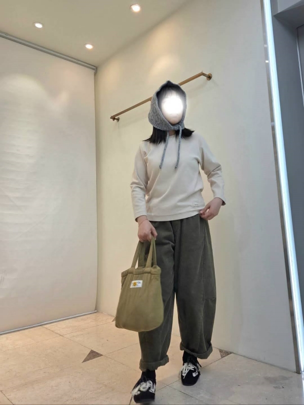 韓 綁帶側車線小寬褲 4色