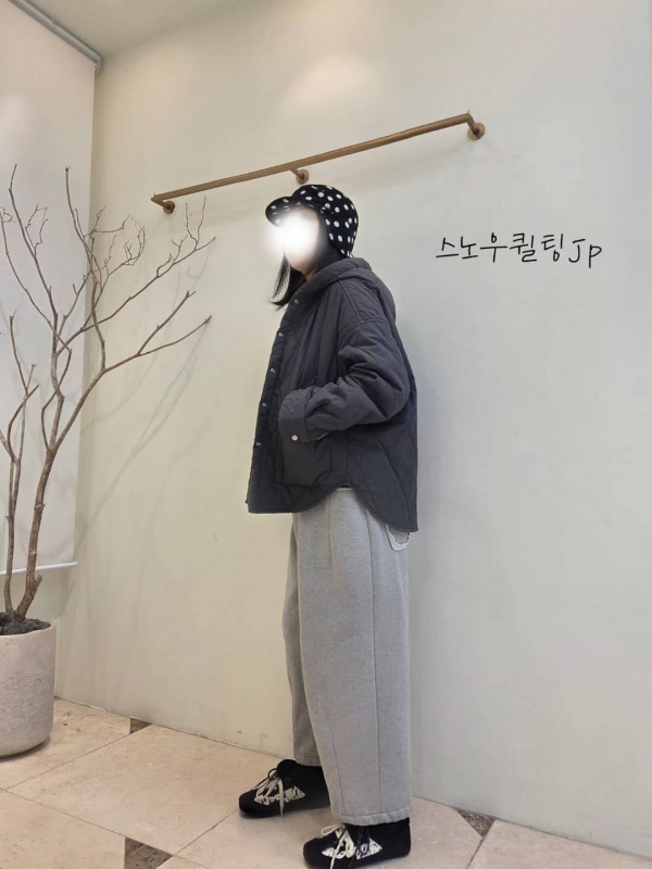 韓 褲管車線棉質休閒褲 3色