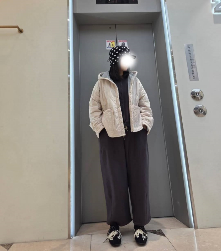 韓 褲管車線棉質休閒褲 3色