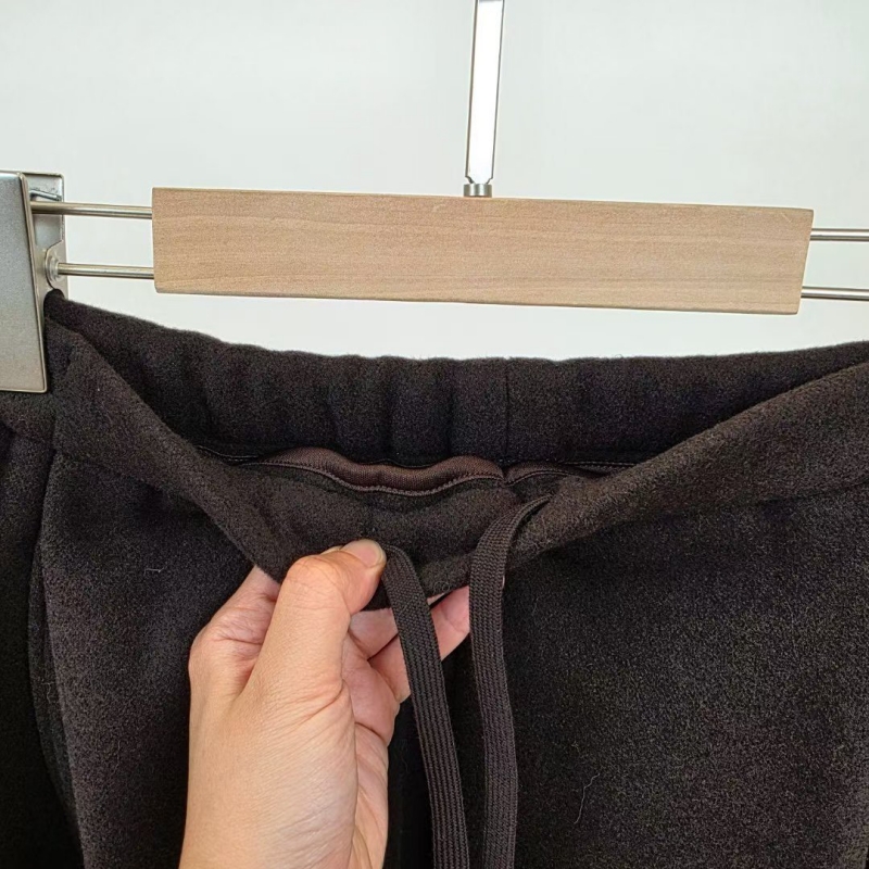 韓 腰鬆緊八分寬褲 3色 size