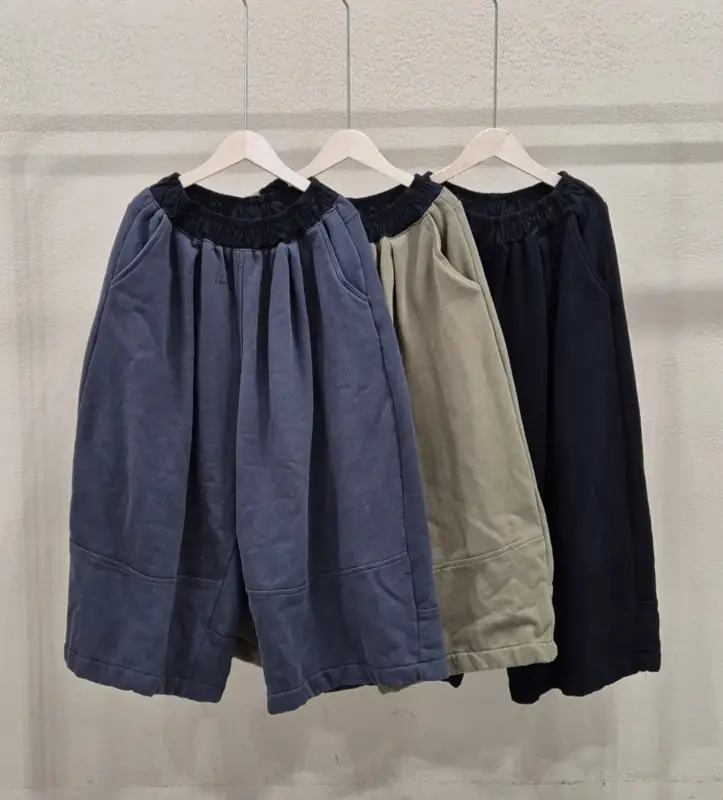 韓 黑腰頭棉質休閒褲 3色