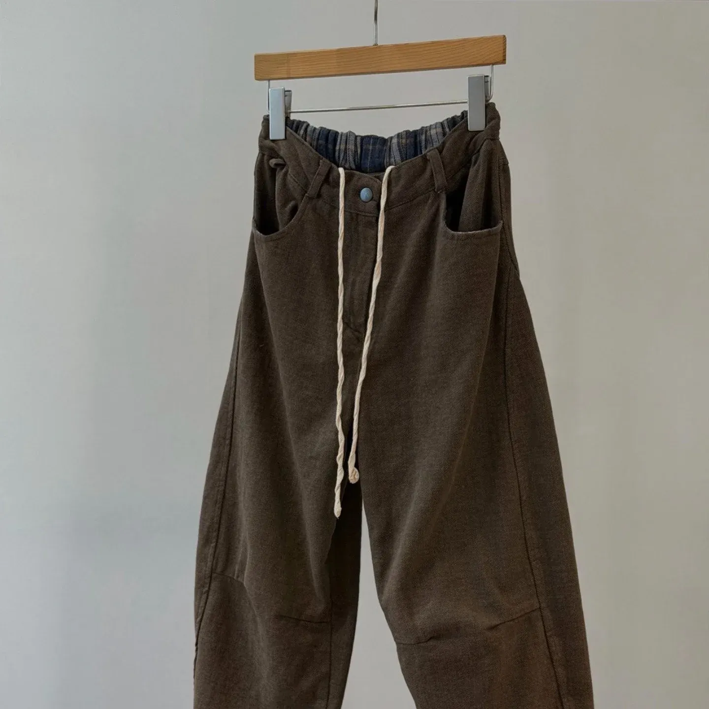 韓 綁帶車線褲 3色