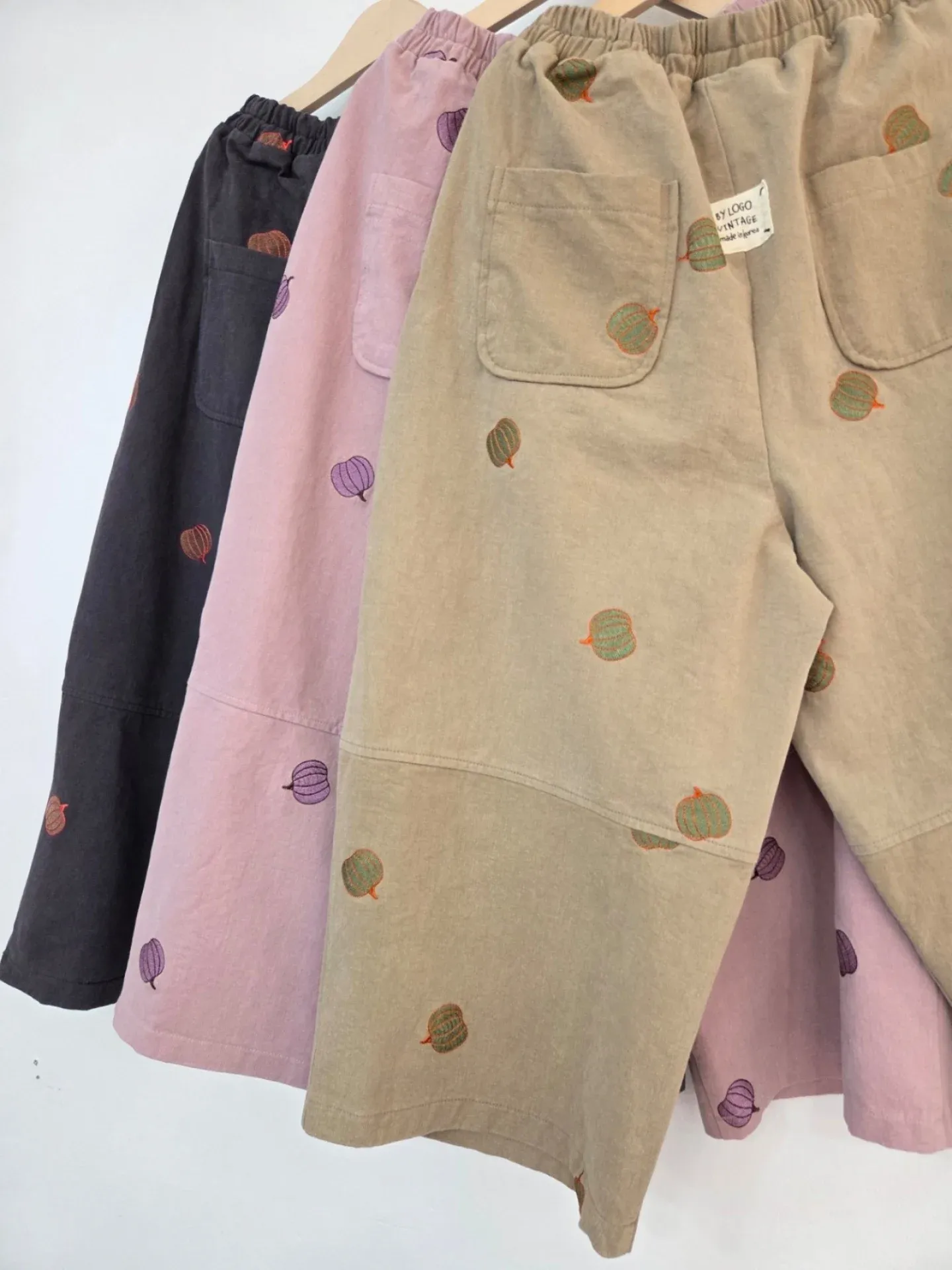 韓 南瓜小寬褲 3色