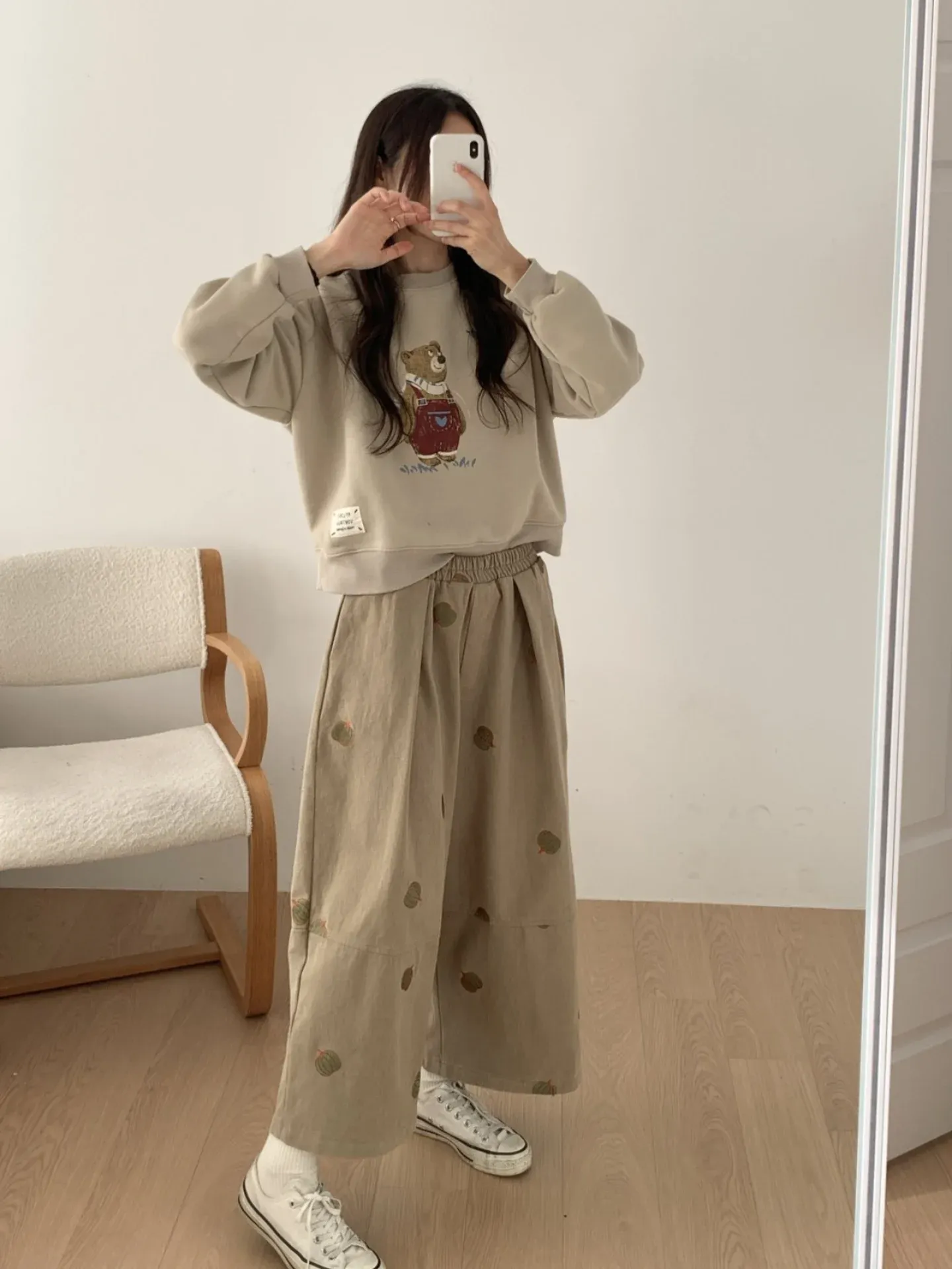 韓 南瓜小寬褲 3色