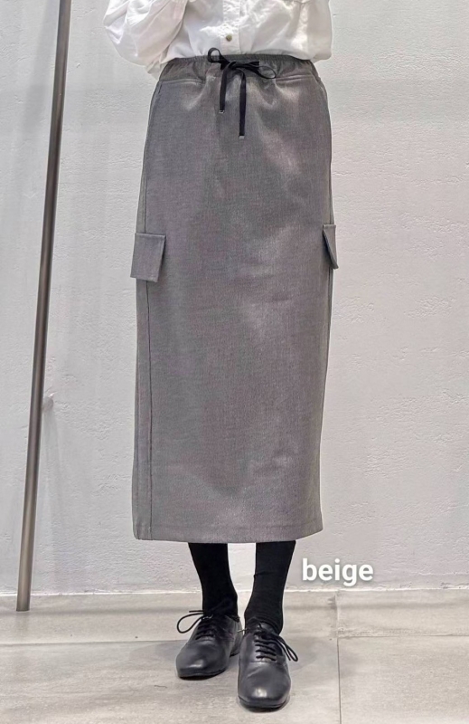 韓 綁帶工裝口袋裙 2色 size