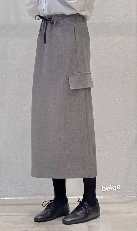 韓 綁帶工裝口袋裙 2色 size