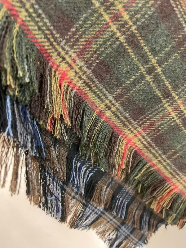 韓 格文不規則長裙 2色