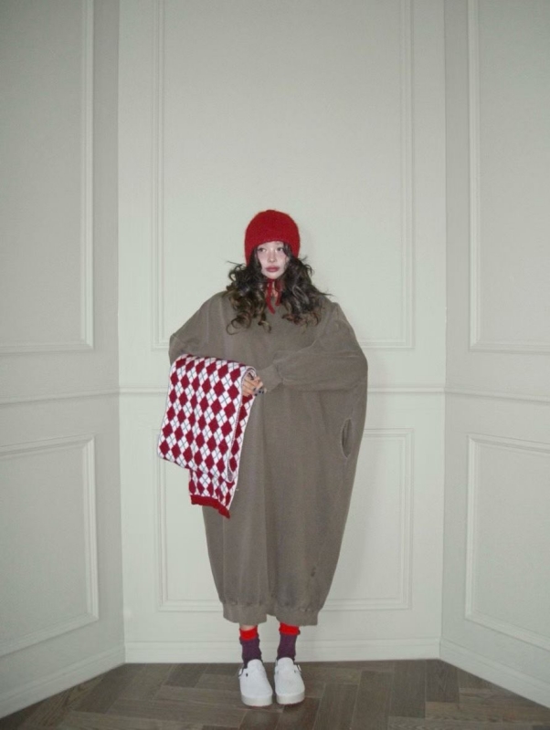 韓 素色棉質長洋 12色