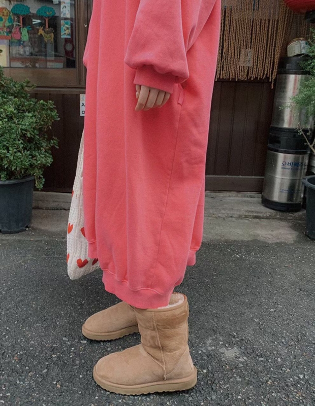 韓 素色棉質長洋 12色