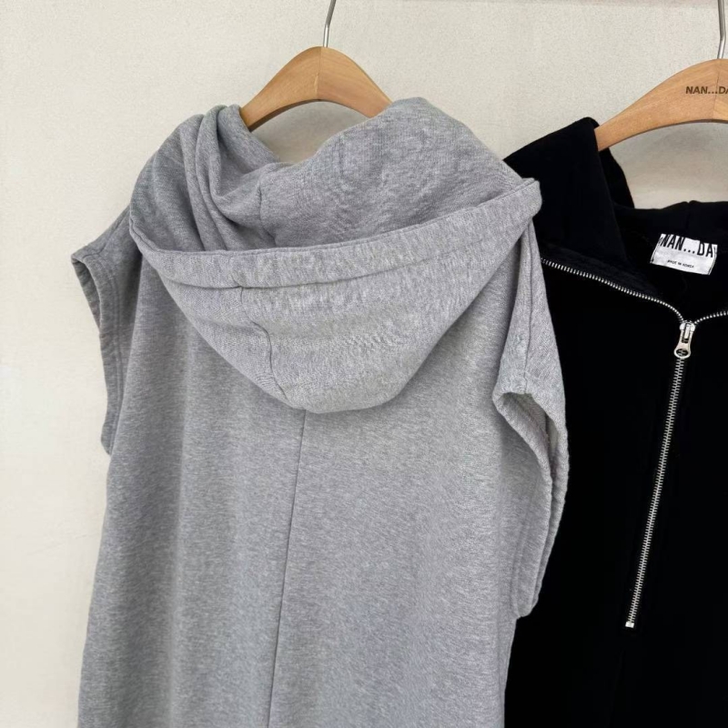 韓 連帽連身褲 2色