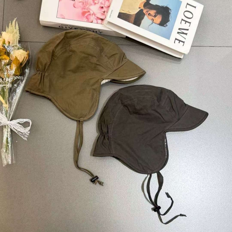 韓 小短毛飛行帽 3色 size