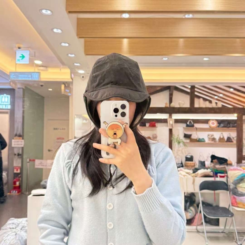 韓 小短毛飛行帽 3色 size