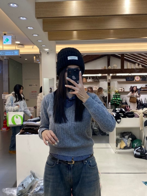 韓 壓紋小標毛帽 6色