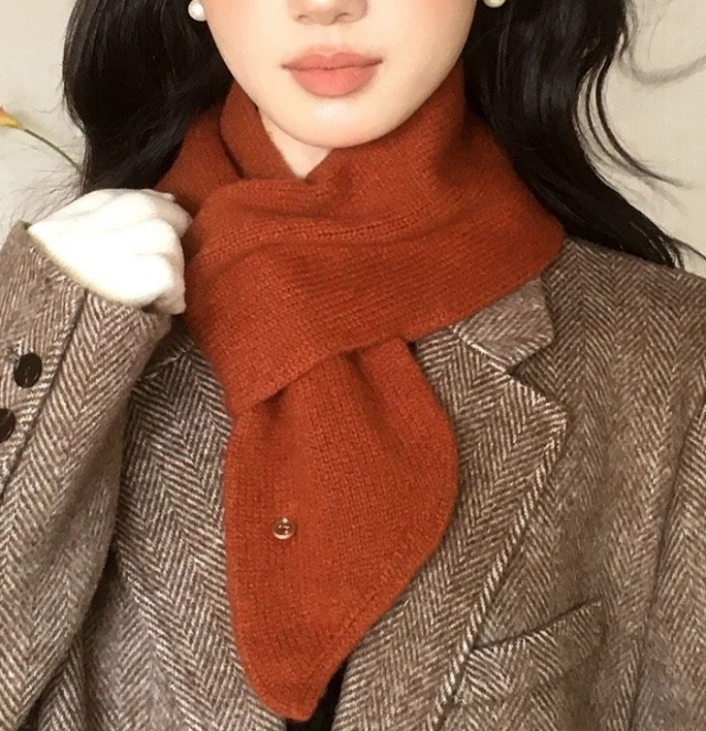 韓 有洞款短圍巾 8色 size