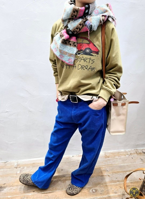 韓 繽紛圖騰圍巾 4色 size