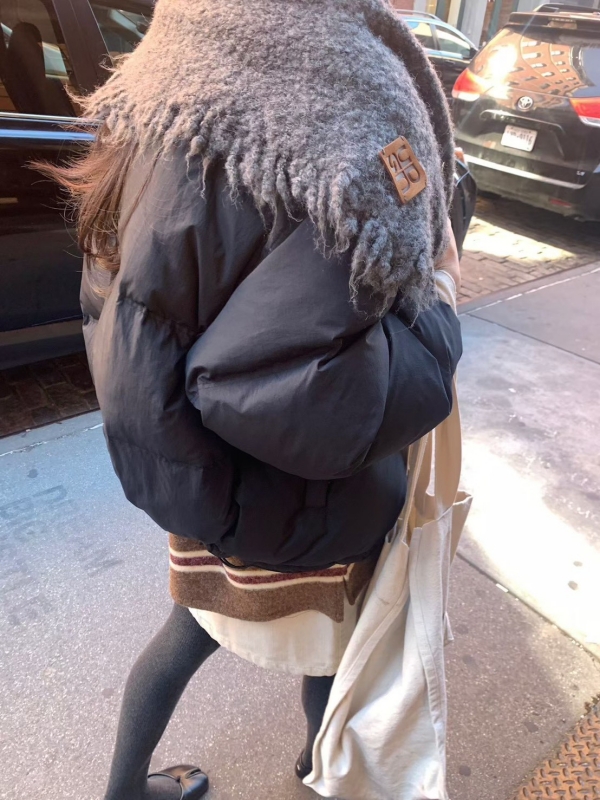 韓 小標鬚鬚素色圍巾 3色