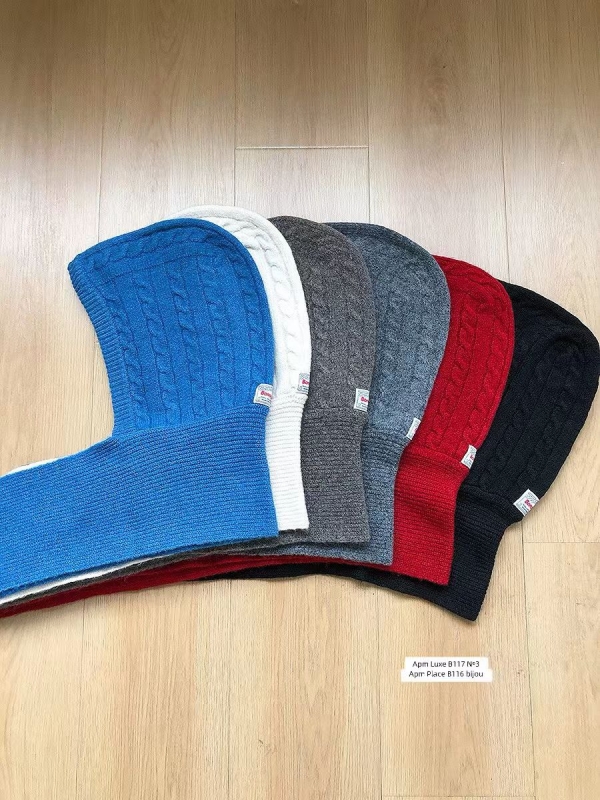 韓 素色連帽圍巾 6色