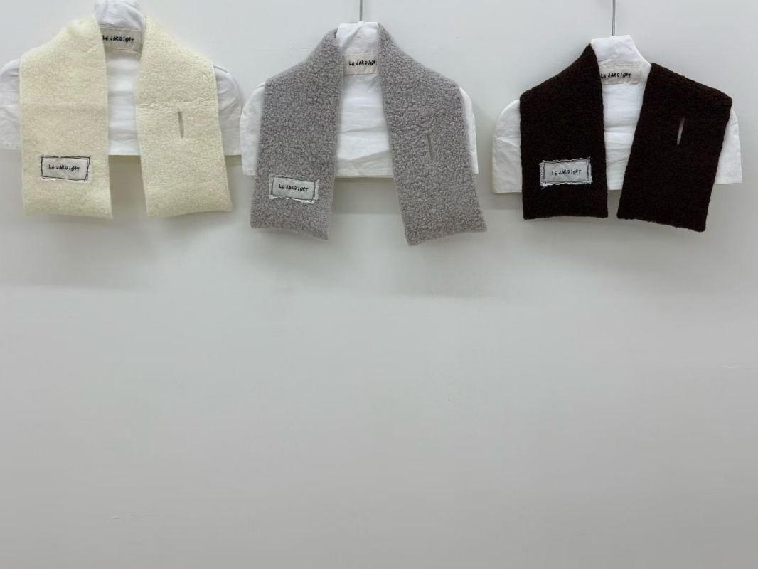 韓 小標短圍巾 3色