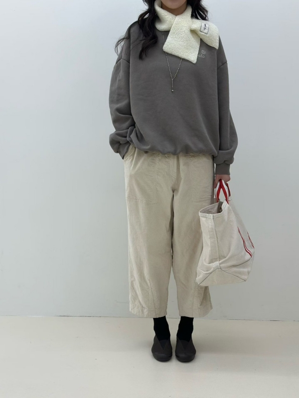 韓 小標短圍巾 3色