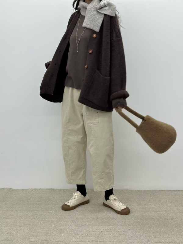 韓 小標短圍巾 3色