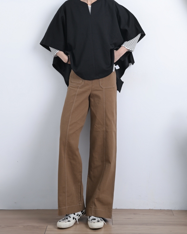 韓 短版斗篷外套 3色 size