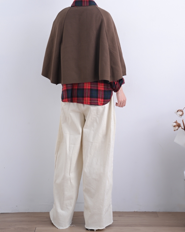 韓 短版斗篷外套 3色 size