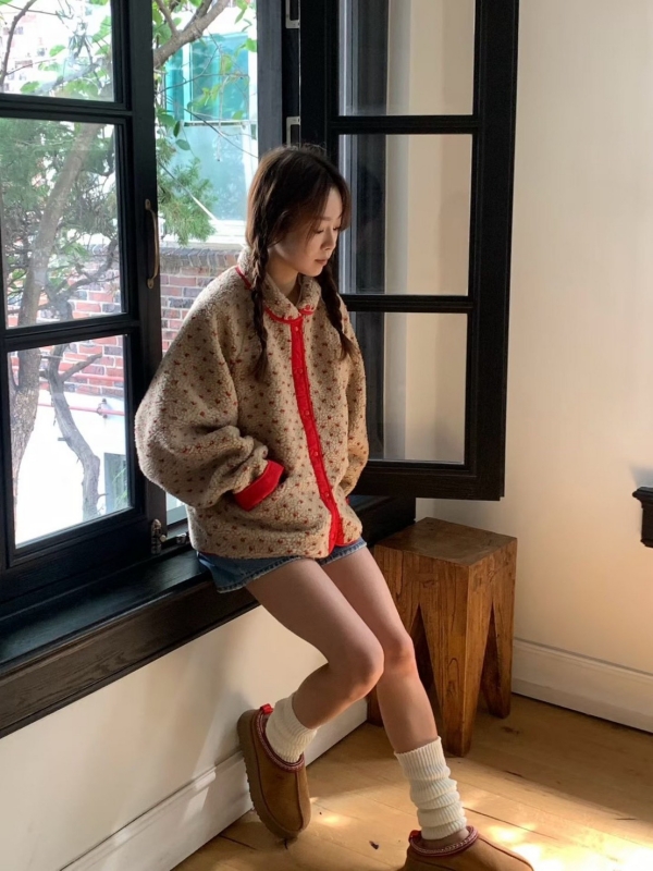 韓 兩面穿短版外套 5色