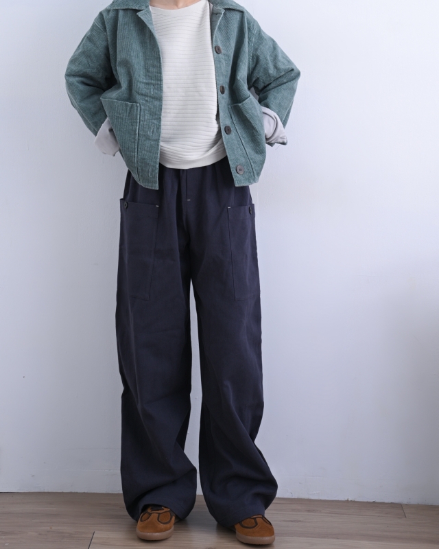 韓 燈心絨短版外套 2色 size