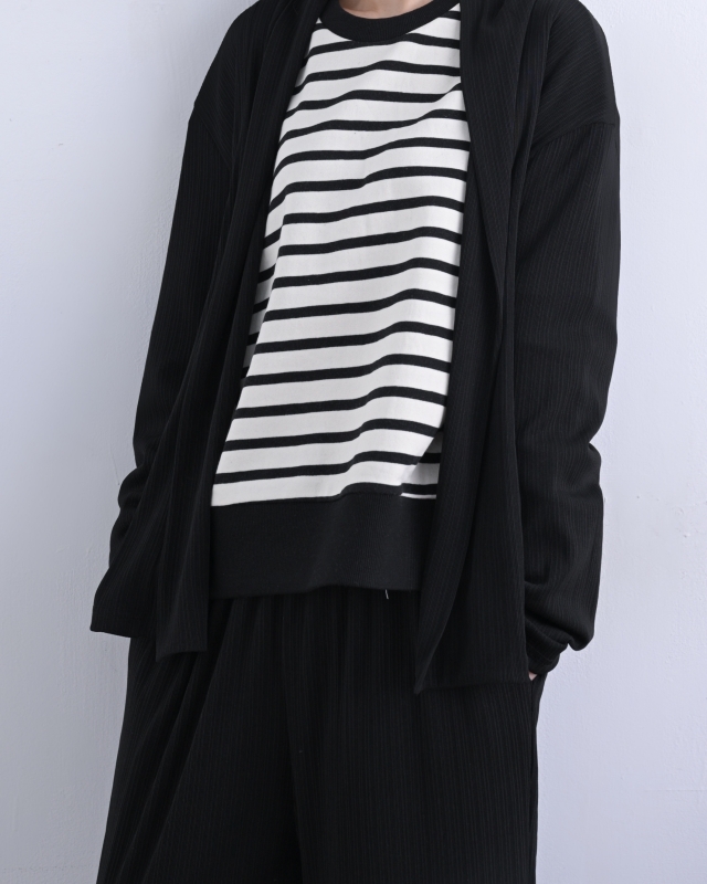 韓 細壓紋開襟外套 2色 size