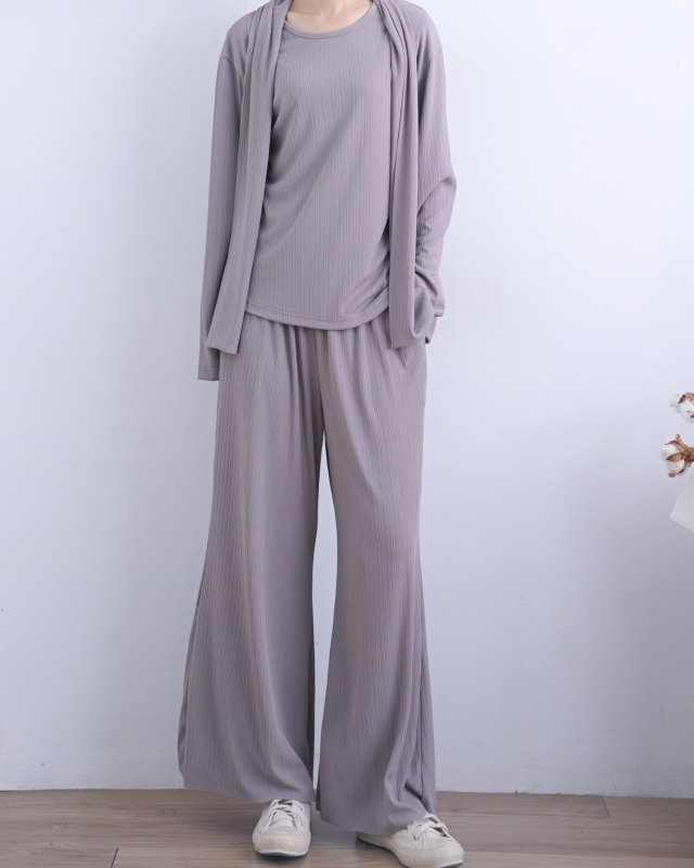 韓 細壓紋開襟外套 2色 size