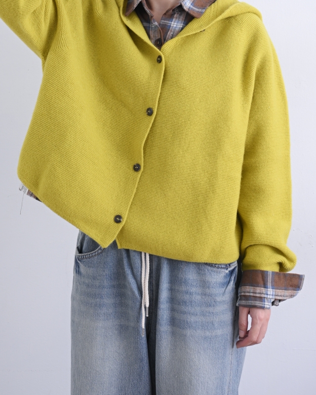 韓 連帽短版微毛料外套 2色 size