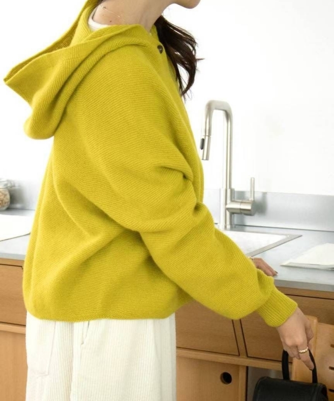 韓 連帽短版微毛料外套 2色 size