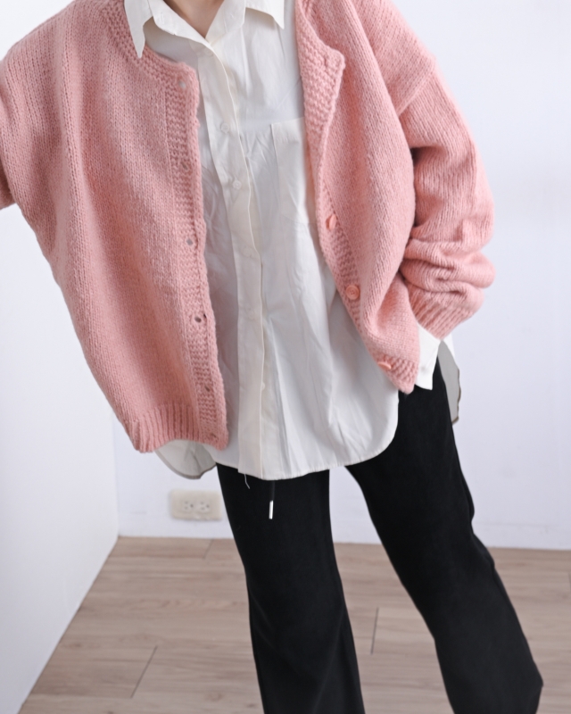 韓 毛料短版外套 3色 size