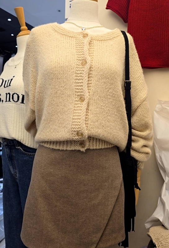 韓 毛料短版外套 3色 size