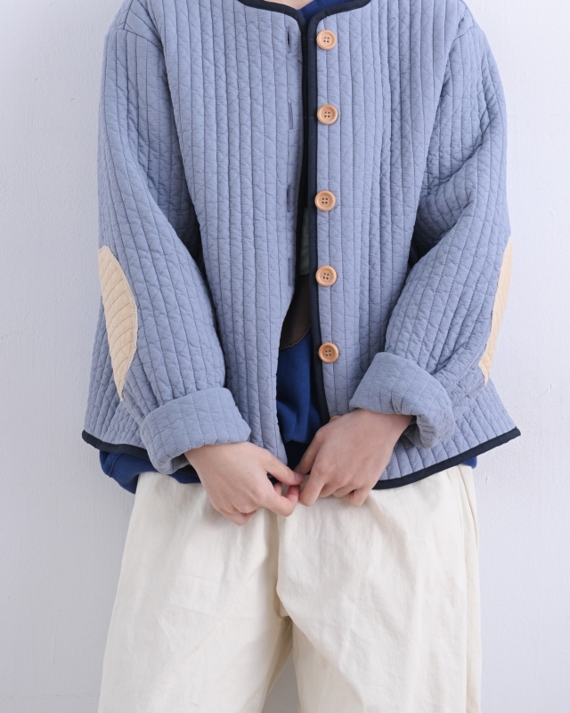 韓 肘拼布短版外套 6色 size