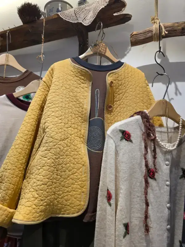 韓 肘拼布短版外套 6色 size