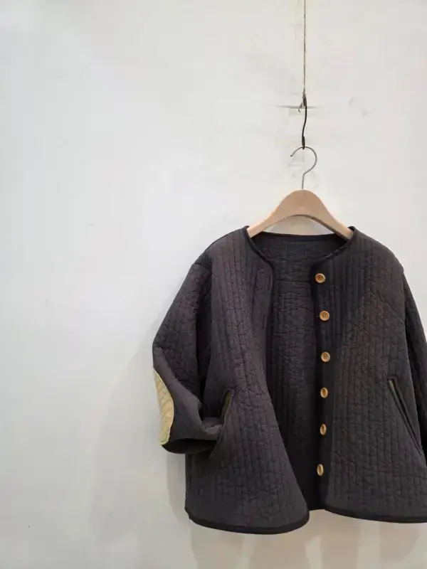 韓 肘拼布短版外套 6色 size