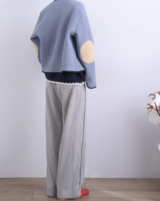 韓 肘拼布短版外套 6色 size